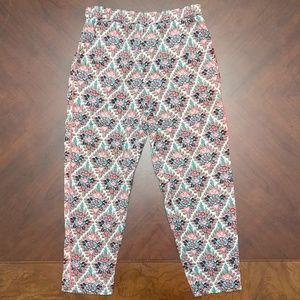 Geometric print pants